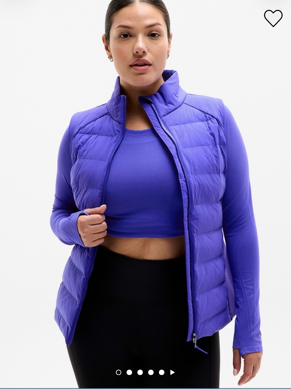 Athleta Borealis casual wear, vest and leggings - Picture 3 of 4